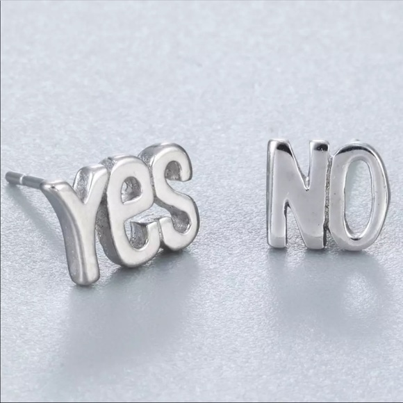 Jewelry - Sterling Silver 925 Yes No Stud Earrings